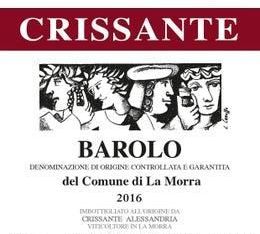 2016 Crissante Alessandria Barolo del Comune di La Morra