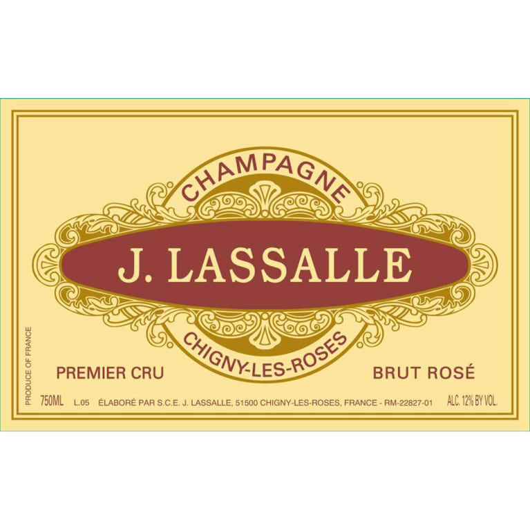 J. Lassalle Champagne Premier Cru Brut Rosé 375ML