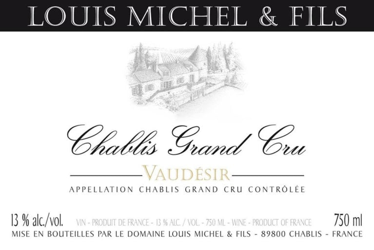 2019 Domaine Louis Michel Chablis Grand Cru Vaudésir