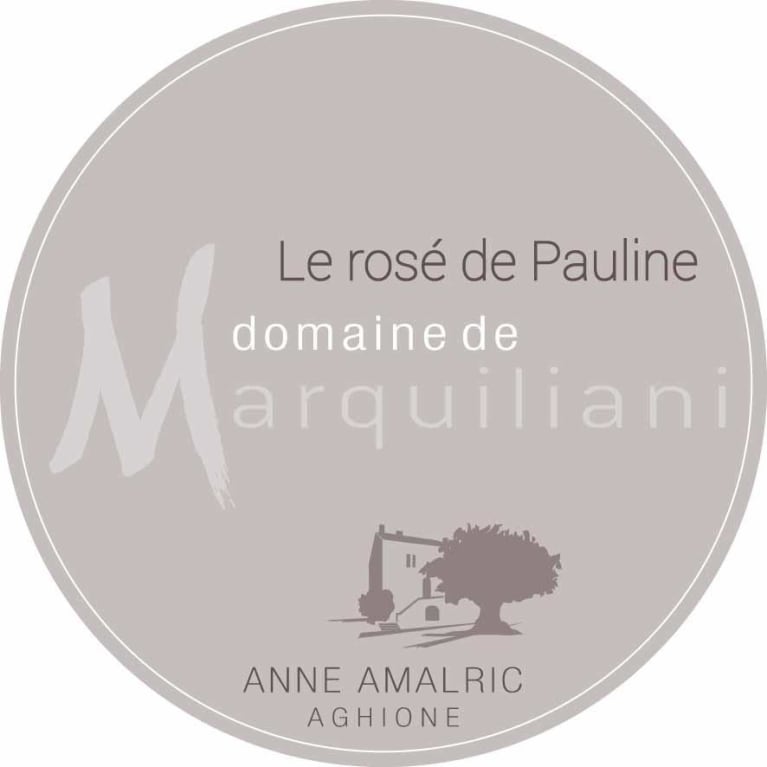 2020 Domaine de Marquiliani Corse Le rosé de Pauline