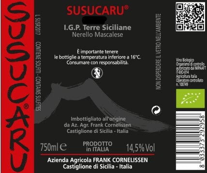 2019 Frank Cornelissen Susucaru Rosso